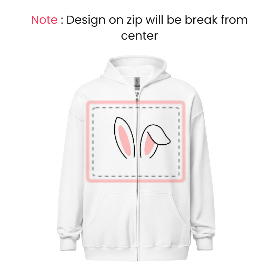 Unisex  Zipper Hoodie
